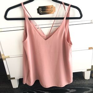 Topshop blouse with strap detailing